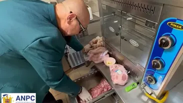 Piedone a rămas fără cuvinte. Unde și-au lăsat ciorapii murdari angajații unui restaurant bucureștean. Șeful ANPC a închis imediat localul