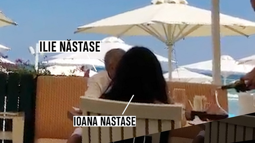 Ilie și Ioana Năstase, șpriț romantic pe malul mării