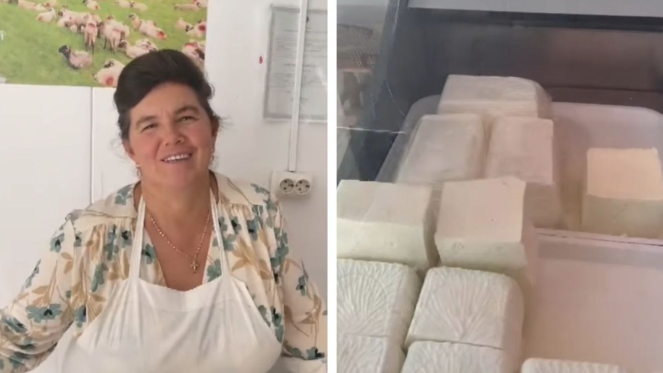 Nu e o glumă! Cu câți lei vinde Mama Geta un kilogram de brânză de oaie: ”Avem și la ofertă!”