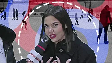 Andreea Popescu și soțul ei, Rareș Cojoc, își doresc ca toți copiii lor să le calce pe urme! Vedeta a făcut dezvăluiri de pe patinoarul Allianz Țiriac Otopeni: Sportul îi disciplinează!