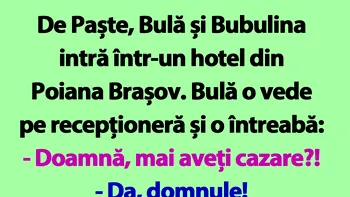 BANC | Bulă și Bubulina fac Paștele la Poiana Brașov