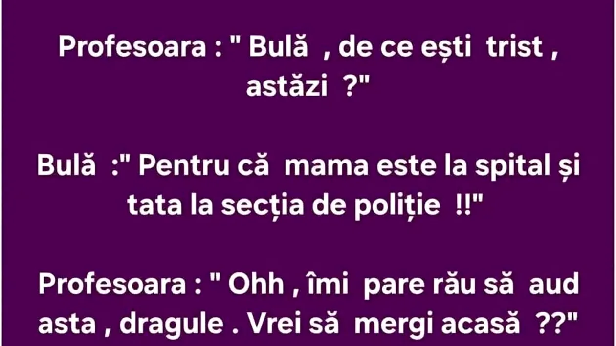 BANC | Bulă, de ce ești așa trist astăzi?