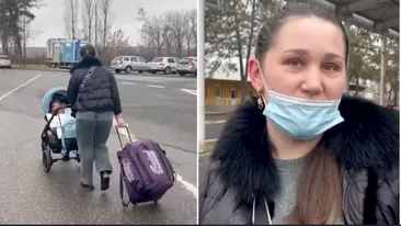 Mărturia extrem de emoționantă a mamei care a trecut pe jos, cu bebelușul în cărucior, granița în România