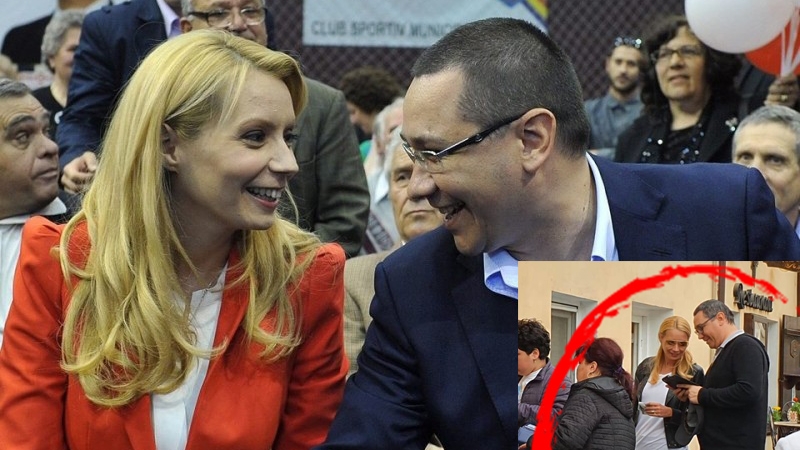 Victor Ponta și Daciana Sârbu, fotografiați la o covrigărie din Brașov