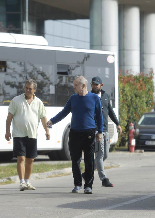 Gigi Becali, “vizită de lucru” pe șantierele din Pipera