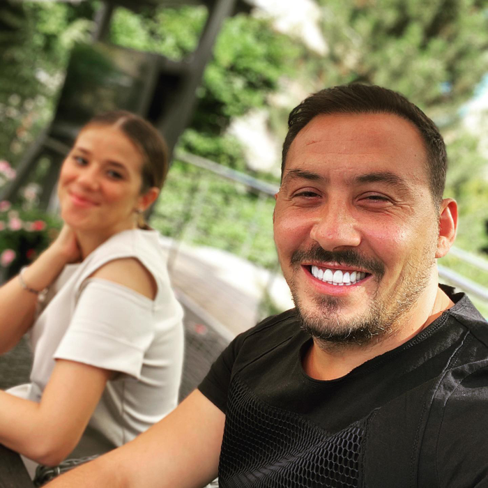 Ștefan Stan și Simona, fosta soție (Foto: Facebook)