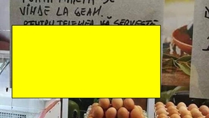 Clienții au râs cu lacrimi când au văzut anunțul din geam. Ce a putut să scrie vânzătorul e inimaginabil