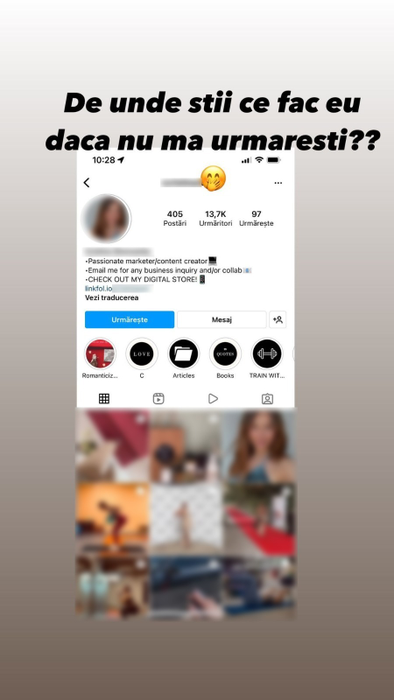 Gabriela Prisăcariu, război în online cu o antrenoare de fitness. De la ce a pornit totul