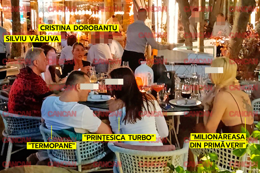 La masa sărbătoritei, a fost prezentă și "Milionăreasa din Primăverii"