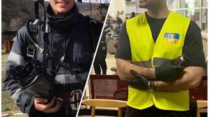 Gestul impresionant al lui Laurențiu. Pompierul din Giurgiu, care este pasionat de frizerie, oferă servicii gratuite refugiaților ucraineni