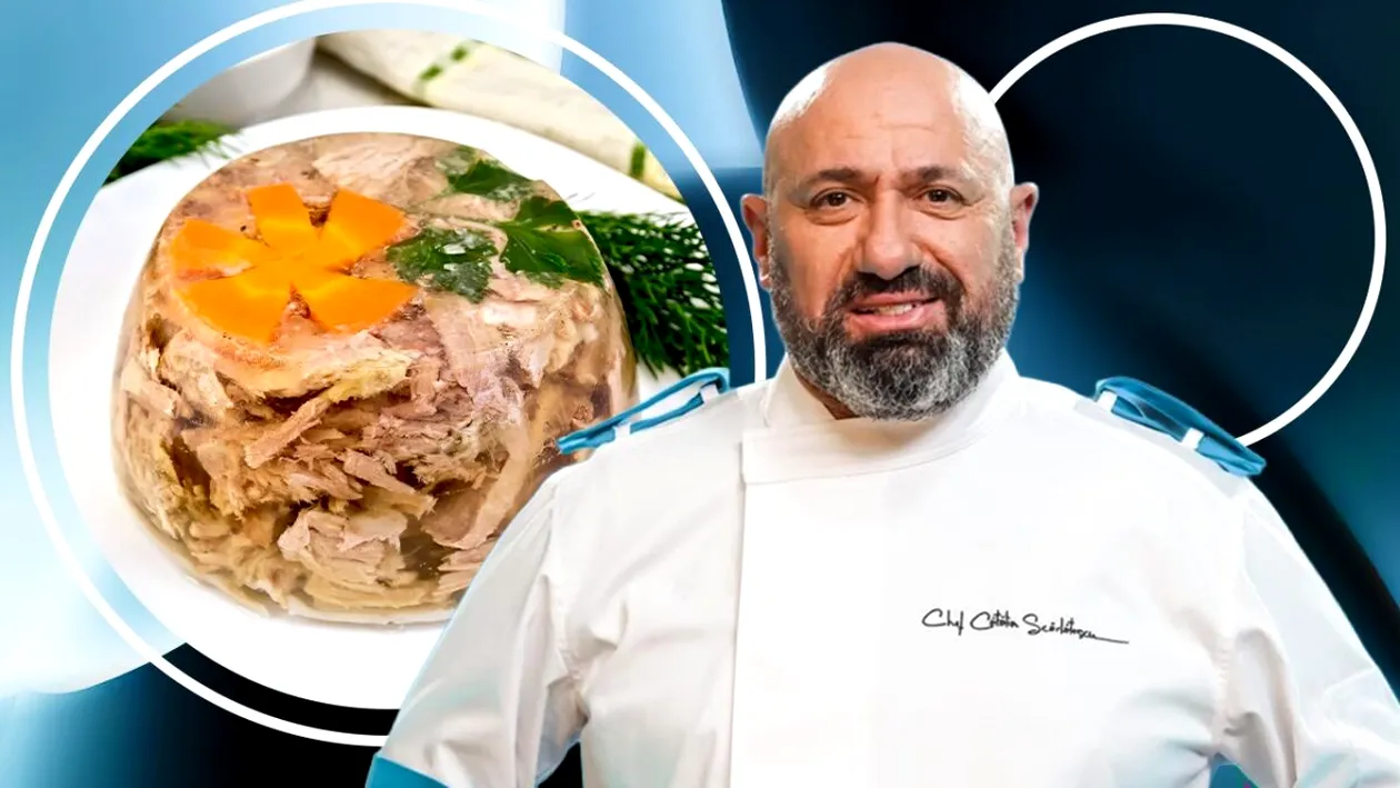 Cum face Cătălin Scărlătescu piftia de Crăciun. Rețeta lui are un ingredient secret