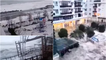 Furtuna violentă a afectat 500.000 de gospodării în Crimeea. Rusia, lovită de condiții meteo extreme