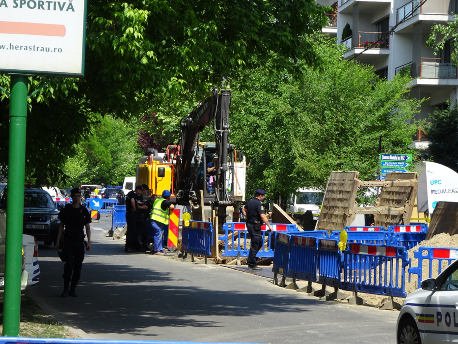 Panică în Sectorul 1! A fost descoperit un proiectil neexplodat pe Șoseaua Nordului
