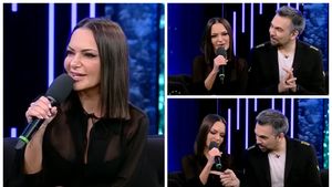 Bărbatul însurat căruia Andreea Antonescu i-a făcut ochi dulci în direct: „Când te uiți la mine, îmi transpiră palmele”
