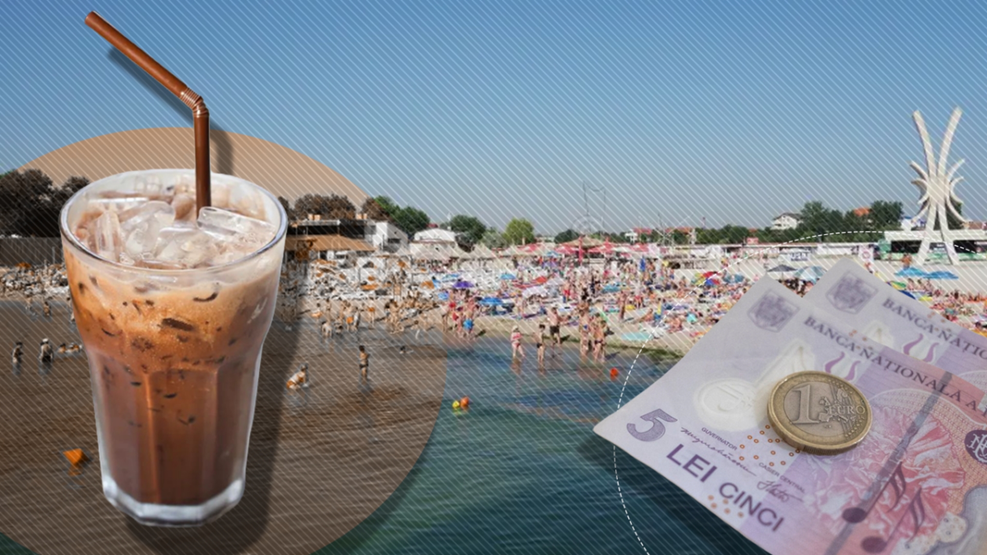 Cât costă meniul zilei și un frappe în Costinești. Unele prețuri sunt mai mari decât în Italia