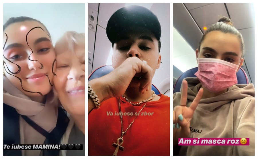 Alexia Eram și-a vizitat bunica maternă înainte să zboare spre Londra împreună cu iubitul ei, Mario Fresh © Instagram Stories