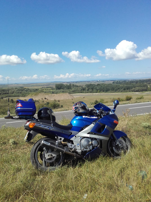 Motocicleta condusă de politicianul AUR în momentul tragediei/ Sursa foto: Facebook
