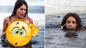 Femeia asta iese goala pusca prin parc in fiecare weekend. DE CE se baga in apa inghetata si zapada, fara sa tina cont de nimic