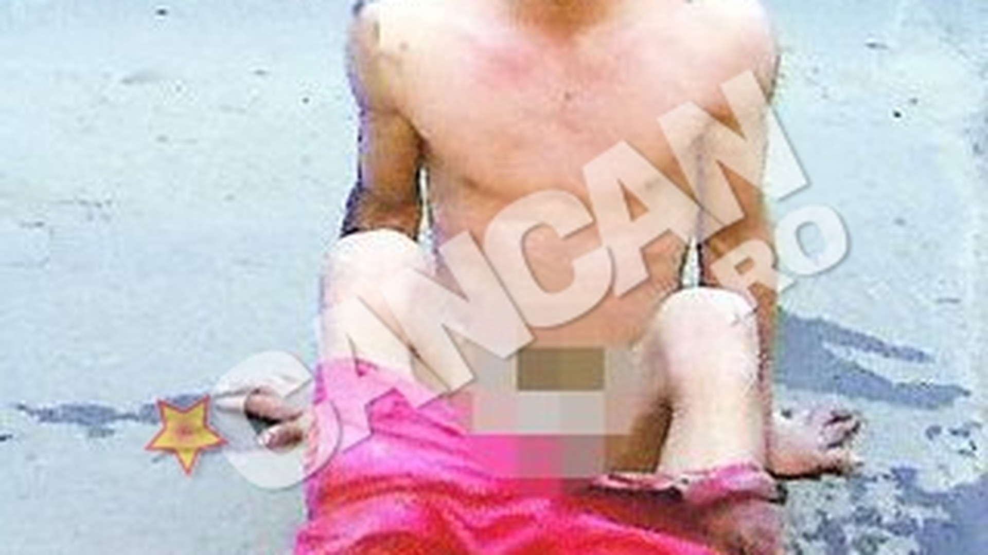 "Bujor" a ajuns vai steaua lui! "Nu mai pot! M-au distrus aparatele" Vezi cum zace beat mort pe strada si plange disperat