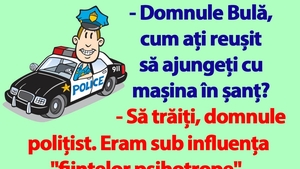 BANC | "Domnule Bulă, cum ați reușit să ajungeți cu mașina în șanț?"
