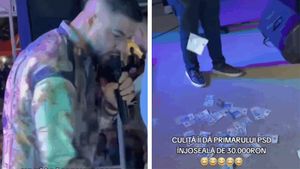 Culiță Sterp a primit 3.000 de lei de la primarul unei comune din Olt, când era pe scenă. IREAL ce a făcut imediat după cu banii