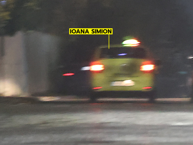 Ioana Simion, în drum spre casă (SURSA FOTO: CANCAN.RO)