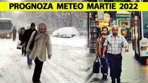 ANM a emis prognoza meteo pentru următoarele două săptămâni. Cum va fi vremea de Mărțișor și Ziua Femeii