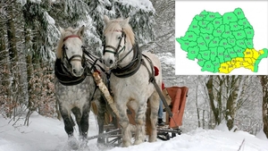 Meteorologii au emis un cod galben de ninsori care începe peste câteva ore. Care sunt zonele din România vizate de avertizare