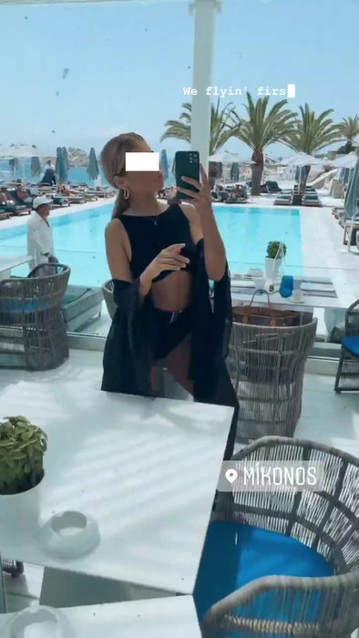 "Turbo Prințesica", într-o formă de zile mari la Mykonos
