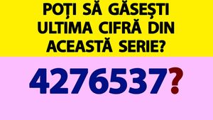 Test IQ doar pentru genii | Poți să găsești ultima cifră din această serie: 4,2,7,6,5,3,7,(?) ?