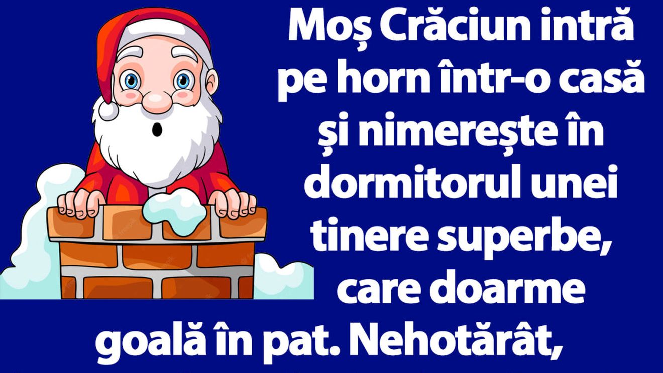 Bancul de Crăciun | Moș Crăciun și tânăra superbă