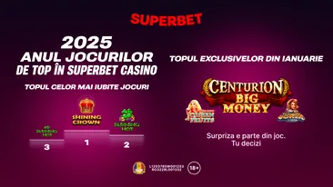 (P) 2025, anul Superjocurilor în Superbet Casino