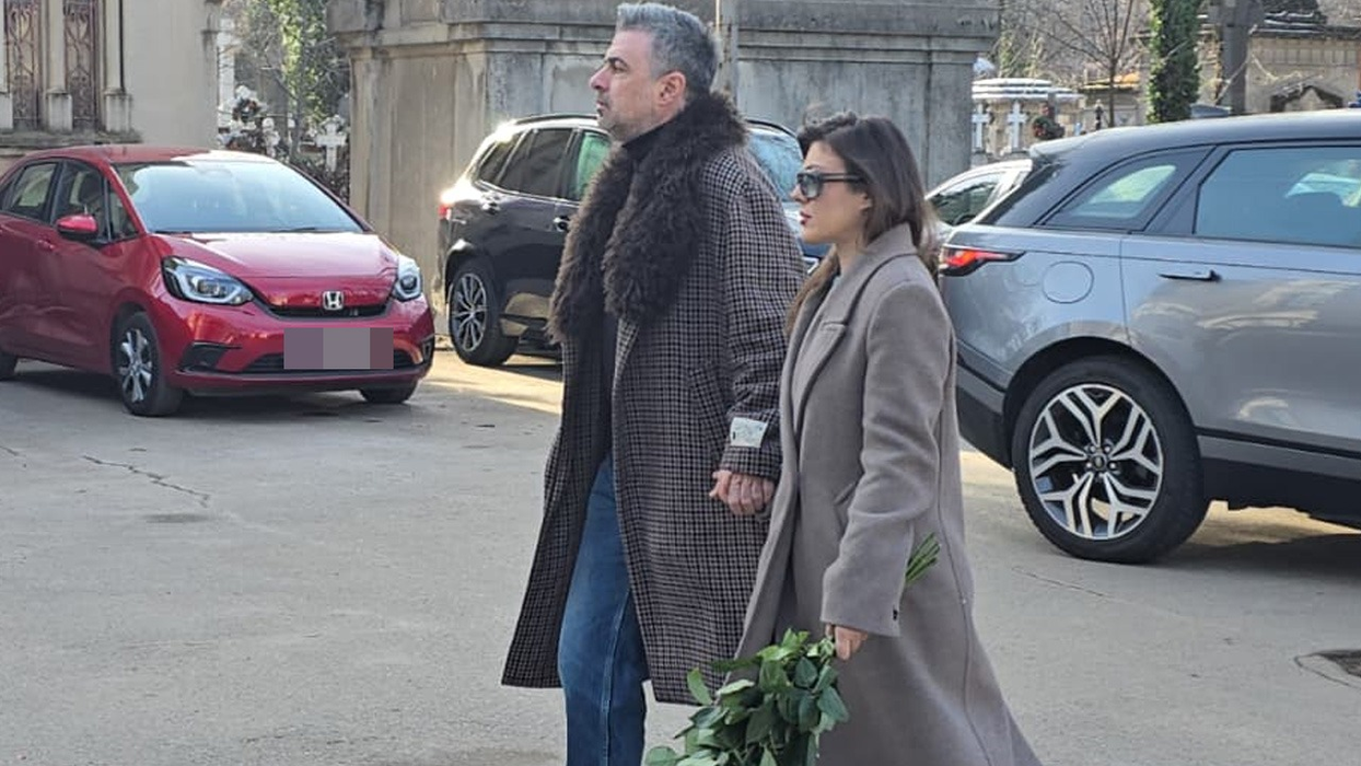 Tatăl Loredanei Groza, înmormântat la cimitirul Bellu. Familia și apropiații își iau rămas-bun într-un mod special