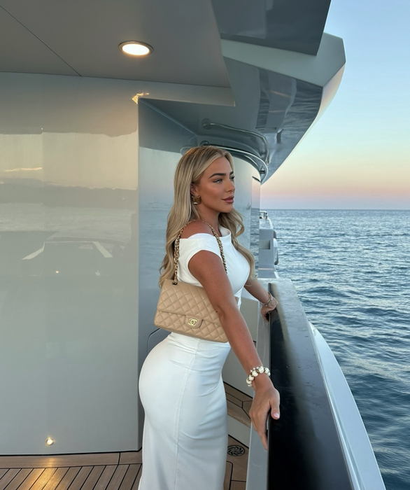 Taylor Ward, influencerița care a cucerit lumea online. Viața luxoasă a soției lui Riyad Mahrez între Dubai și Arabia Saudită