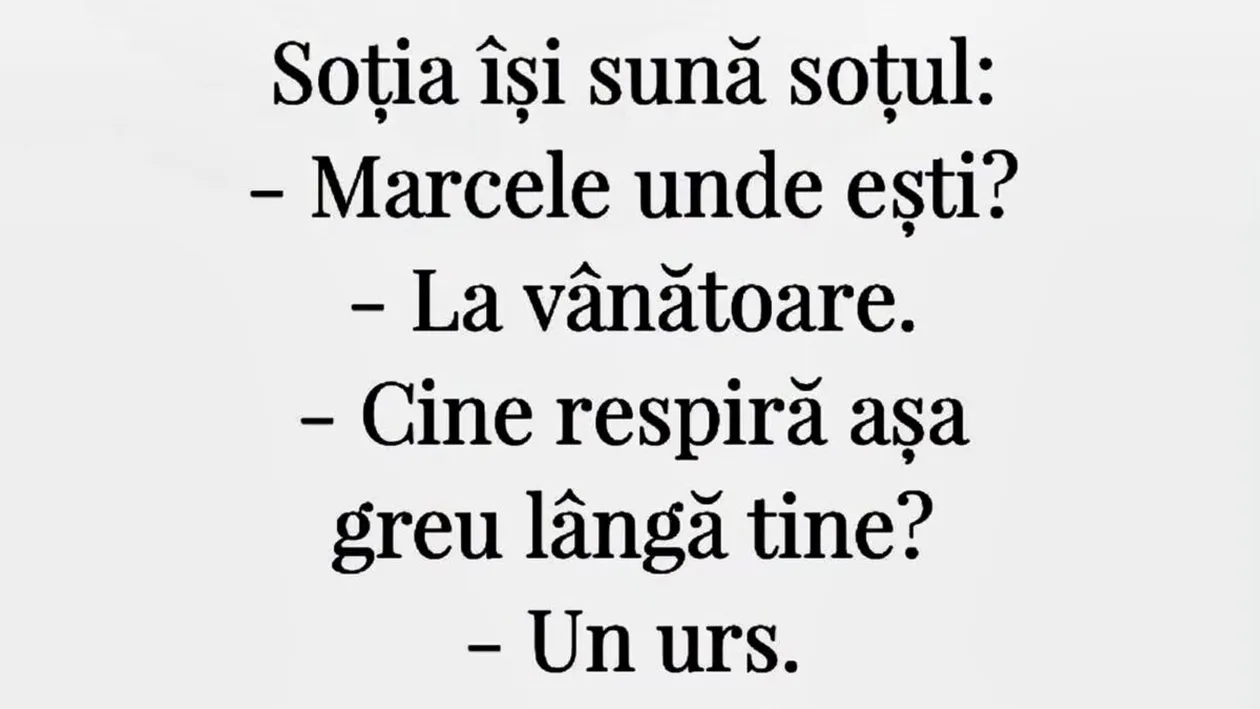 BANCUL ZILEI | ”Marcele, unde ești?”