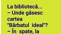 BANCUL ZILEI | Unde se găsește cartea Bărbatul ideal?