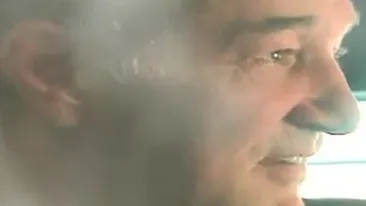 Gigi Becali, cu ochii in LACRIMI si ZAMBETUL pe buze in duba penitenciarului! Le-a facut cu mana jurnalistilor