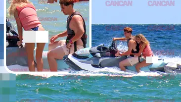 Bisoi și doamna Mihaela au inversat rolurile, la Mamaia, iar... Iubițica a oferit imaginea zilei!