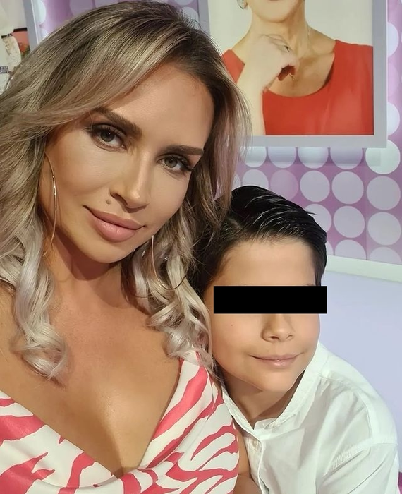 Adina Halas, alături de fiul ei într-o emisiune TV