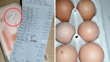 Ce țeapă a luat un client, după ce a cumpărat un cofraj cu 10 ouă, de 9.99 lei, dintr-un hipemarket din Vaslui