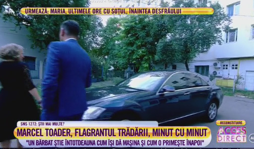 Marcel Toader a făcut reconstituirea din seara fatidică în care a aflat de fapta Mariei Constabntin, Dovada că Maria l-a înşelat pe capota maşinii!