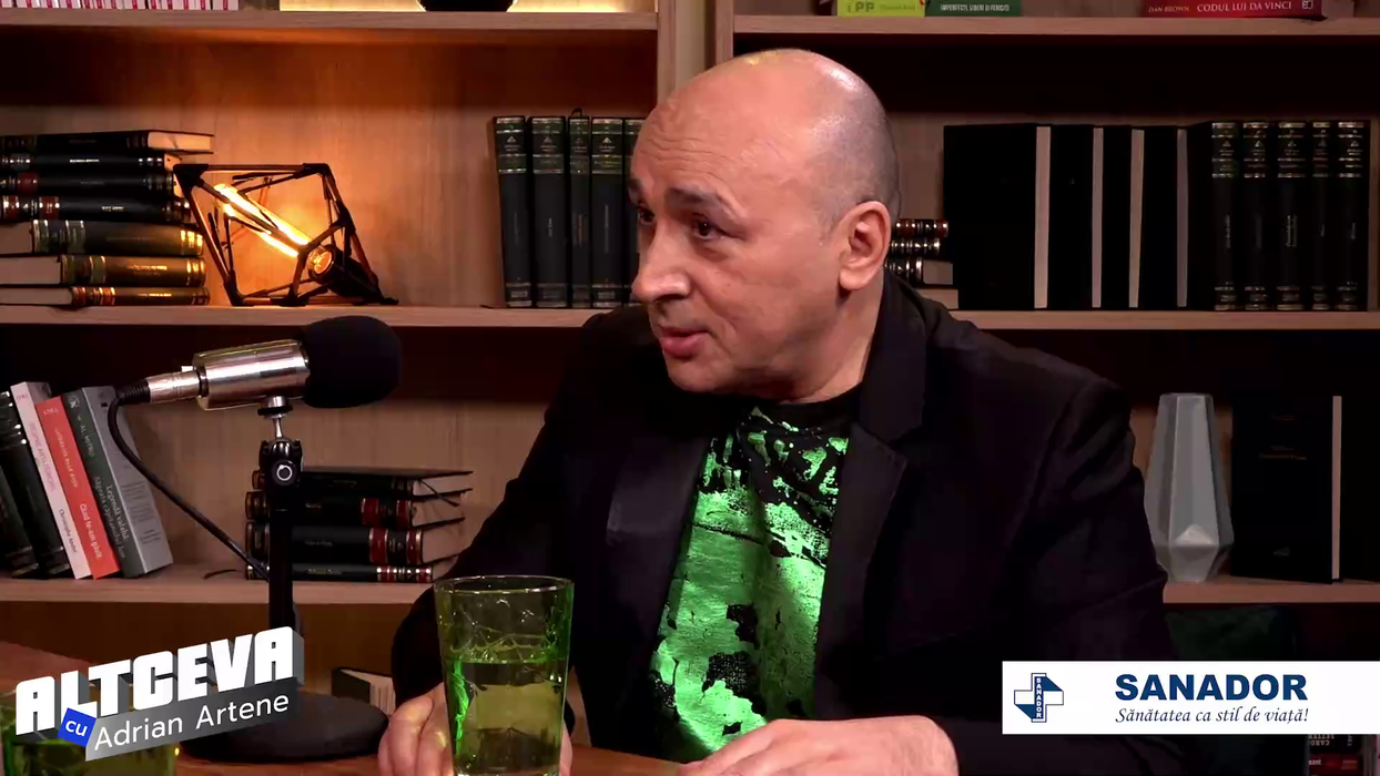 Podcastul poate fi urmărit integral pe canalul de YouTube ”ALTCEVA cu Adrian Artene” / (Sursa: Captură video)