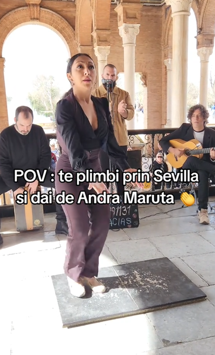 Fanii au crezut că nu văd bine: „Te plimbi prin Sevilla și dai de Andra Măruță”. Așa ceva…