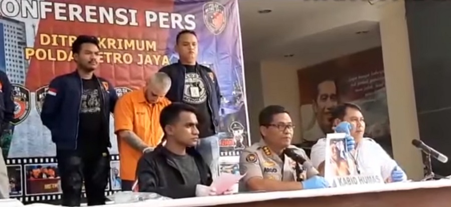 Poliția indoneziană a prezentat pe larg cazul în fața presei