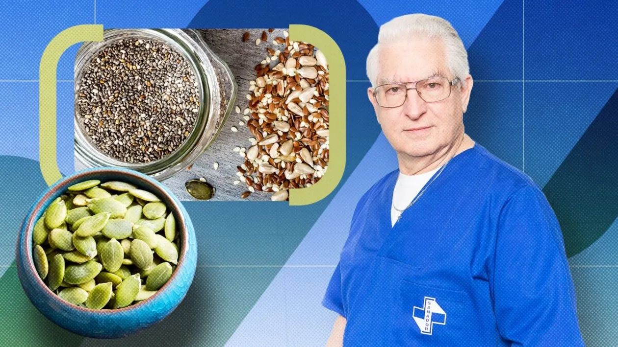 Semințele benefice pentru creier, potrivit dr. neurochirurg Vlad Ciurea: ”Pledez pentru ele!”