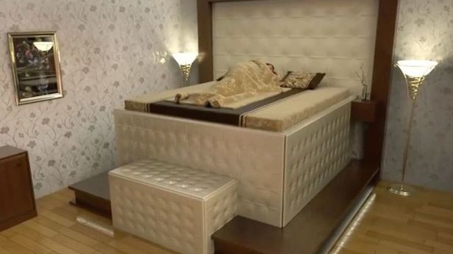 Arată înfricoşător, dar ţi-ar putea salva viaţa în timpul unui cutremur. Vezi cum funcţionează acest pat protector! 