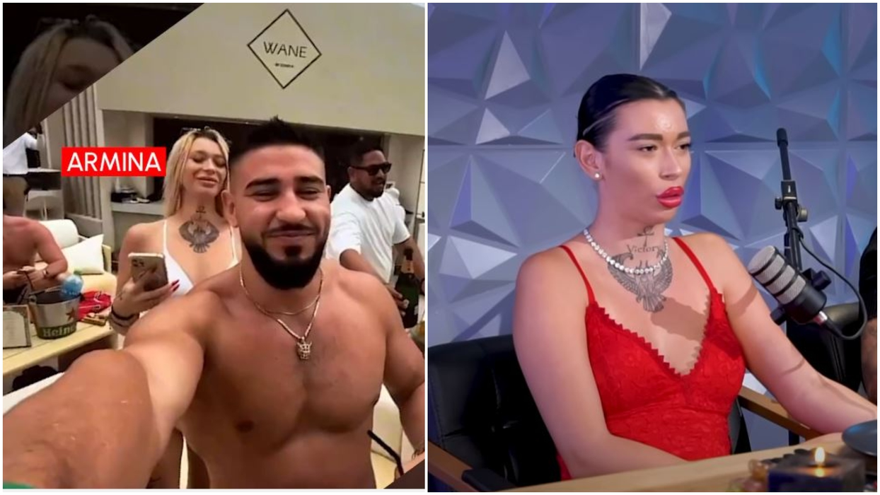 Armina înainte de a se afișa oficial cu Marcel și după. (SURSA: INSTAGRAM.COM)