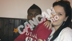 Fatai Tayie se iubeste cu o romanca. Vezi cum l-a fermecat ploiesteanca pe nigerian!