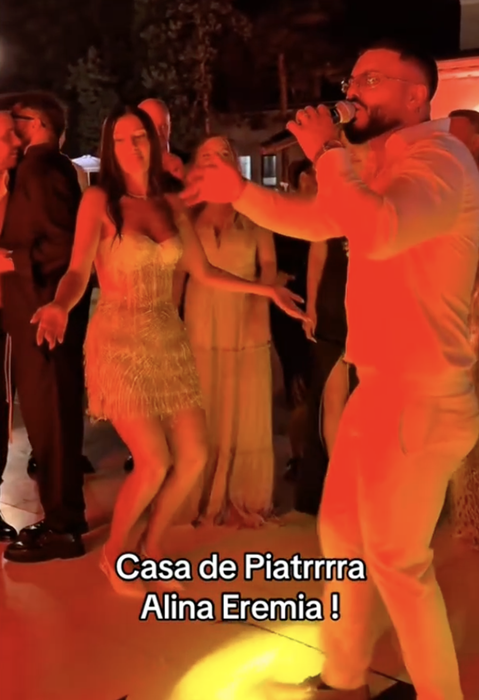 Alina Eremia s-a distrat pe manele la nunta cu Edy Barbu! Ce artist celebru a întreținut atmosfera