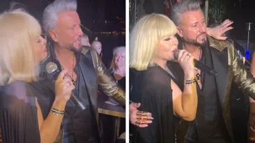 Loredana Groza și Cătălin Botezatu au făcut spectacol pe scenă! Cum au fost surprinși cei doi de ziua celebrului designer